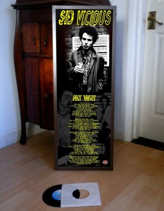 Sex Pistols My Way Promo Poster,  Lyric Sheet,  Sid Vicious,  Something Else,  Anarchy