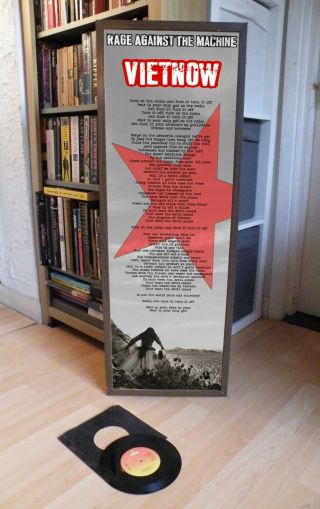 Rage Against The Machine Vietnow Promo Poster Lyric Sheet,  Ratm,  Bullet,  Parade