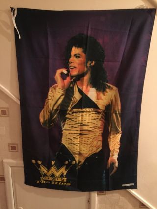 Rare Michael Jackson History Tour 1997 Giant Banner Flag Wall Covering