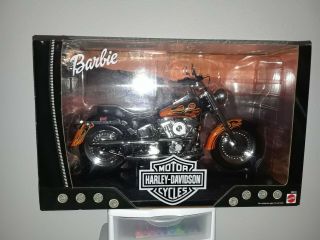Harley Davidson Barbie Fat Boy With Flame Paint