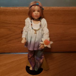 1 Day Only Rare & Htf 10 " Hippie Girl Helen Kish Vinyl Doll Cute