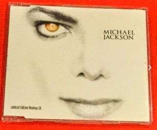 Limited Edition Michael Jackson Minmax Cd Single On The Line Ghosts Is It Scary