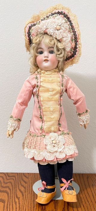 Antique 1892 Simon & Halbig S&h 22 " German Bisque Dolly Face Child Doll 1079 Dep