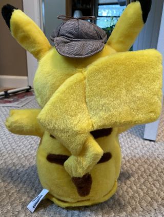 Detective Pikachu Movie Talking Pokemon Interactive Plush 2 Voice Modes 12 
