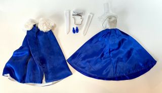 Vintage Barbie Midnight Blue Outfit Complete 1617,  Mattel 1965