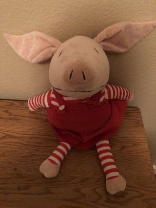 Zoobies Olivia The Pig Doll Stuffed Animal Plush Cloth Story Book Buddies 14 "