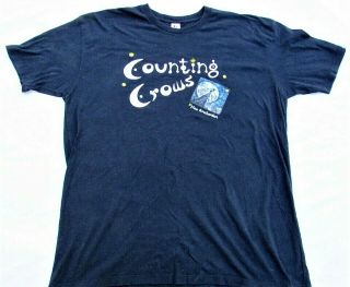 Counting Crows 2006 Amsterdam T Shirt Size Xl Front/back Graphics Ex.  Cond.