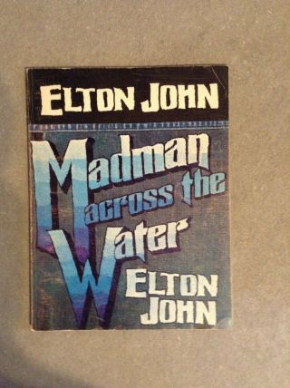 Elton John Madman Across The Water Song Book 1971