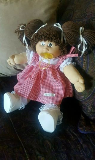 Vintage Cabbage Patch Kid Jesmar Doll Pacifier Clothes Spain Shoes Cpk