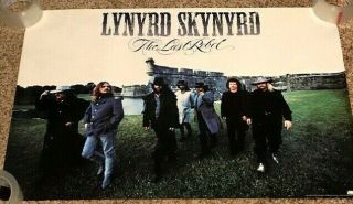 Lynyrd Skynyrd Promo Poster The Last Rebel Atlantic St.  Augustine Fl.  Ronnie