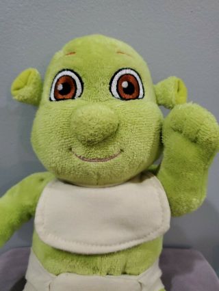 Build A Bear Shrek The Third Fergus Baby Ogre Plush Stuffed Toy Boy Bib Diapers