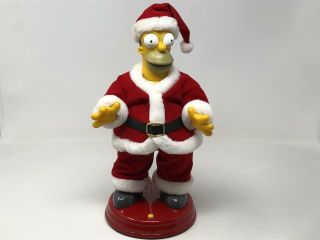 The Simpsons Large Talking & Dancing Homer Santa Claus Figure w/ Box 2