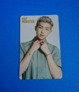 Bts Bangtan Boys Rm Rap Monster Official Photo Card Japan Limited B292