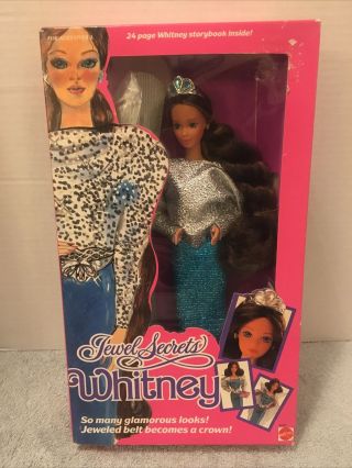 Vintage Jewel Secrets Whitney Barbie Doll 1986 Mattel 3179 Rare Htf Nib
