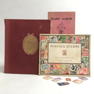 The Strand Stamp Album X 2 Others Part Full Victorian World Stamps Loose 412126