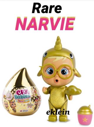 Cry Babies Magic Tears Limited Edition Golden Rare Narvie Mostly