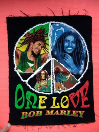Bob Marley One Love Patch Reggae Rasta Peace