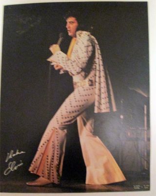 Elvis Presley Vintage All Star Shows Poster 4 14 " X 11 " In Color