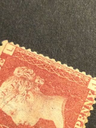 GB Queen Victoria Penny Red Plate 105 3
