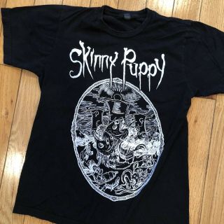 Skinny Puppy 2015 Down The Sociopath Tour Merch T - Shirt Tultex Industrial Size M