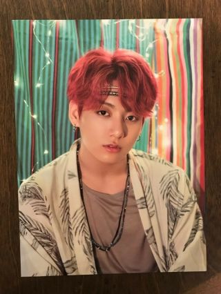 Bts " Summer Package 2018 " Large Photocard " Jungkook "