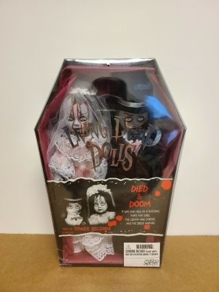 Mezco Toys Ldd Living Dead Dolls Died & Doom Tower Records Exclusive Nib 99500