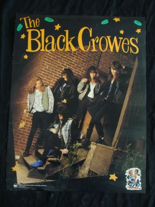 Black Crowes Album Poster 1990 Record Store Promo