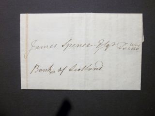 Pre - Stamp Scotland 1784 Entire Letter " E.  Penny Post Not Paid " H/s To Edinburgh