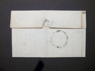 Pre - Stamp Scotland 1784 Entire Letter 