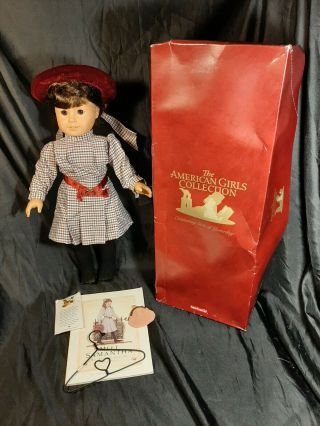 Vintage Samantha American Girl Pleasant Company 18” Doll W Box Book Outfit