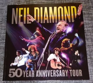 Neil Diamond 50 Year Anniversary Tour Program Book 2017