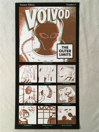 Voivod 1993 Promo Poster The Outer Limits 3d Graphic