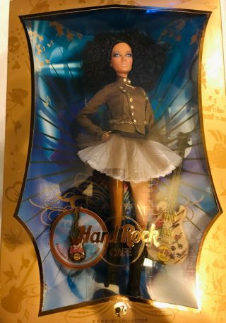 Hard Rock Café 2007 Barbie Doll Rare Mattel Gold Lable Never Opened