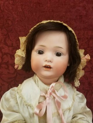 Antique German George Borgfeldt Bahr Proschild 620 Bisque 15 inch Head Baby Doll 2