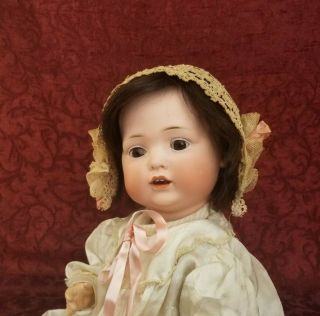 Antique German George Borgfeldt Bahr Proschild 620 Bisque 15 inch Head Baby Doll 3