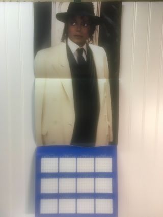 Michael Jackson 1989 Moonwalker Poster Calendar - Vintage