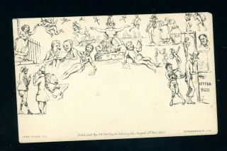Southgate No.  1 Caricature Envelope,  Deraedemaeker Fine (j144)