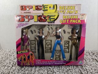 Spice Girls Deluxe Gift Pack 4 Figures - Toymax 1998 -
