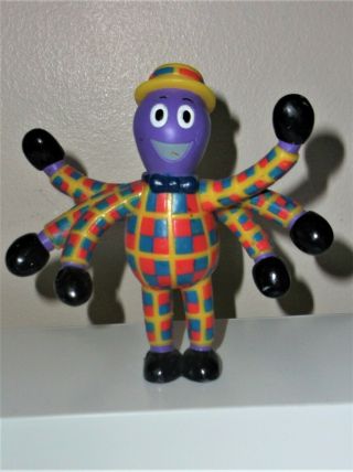 2004 Spin Master Wiggles Pvc Figures - Henry The Octopus - 3 1/2 Inches - Guc