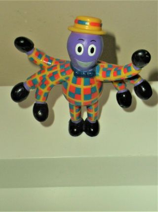 2004 Spin Master Wiggles PVC Figures - Henry the Octopus - 3 1/2 inches - GUC 2