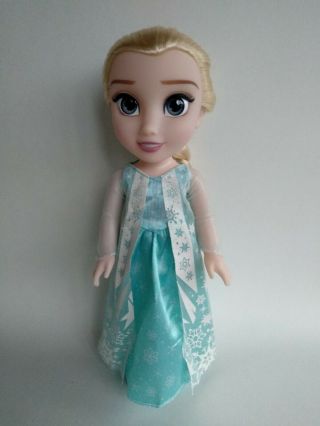Disney Frozen Toddler Elsa 14 " Doll Includes Doll,  Dress & Shoes (2019,  Jakks)