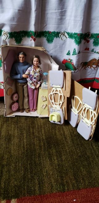 Mattel Barbie Happy Family Grandparents With Accessories On Card