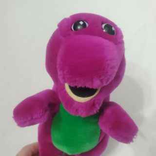Vintage Barney Plush 1992 Purple Stuffed Animal Dinosaur 7 Inch