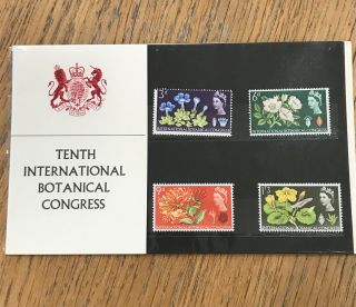 Gb Stamps - 1964 Tenth International Botanical Congress Presentation Pack