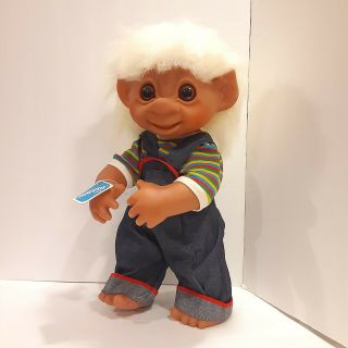Vintage Th Dam Norfin Troll Doll Henry 1979 Large With Tags