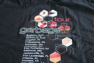 Garbage - Promotional Garbage Tour T - Shirt Size Xl