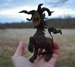 Ooak Polymer Clay Dragon,  Tree Spirit,  Fantasy Art Doll By Keri Parker