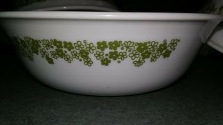 4 Vintage Corelle Livingware By Corning Spring Blossom Crazy Daisy Cereal Bowls
