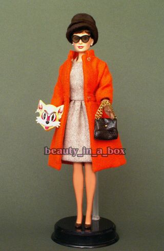 Audrey Hepburn In Cat Mask Outfit Barbie Doll Just Deboxed No Box Tiffany 