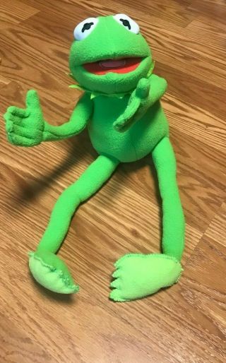 Disney Kermit The Frog Plush 15 " Stuffed Animal Muppets